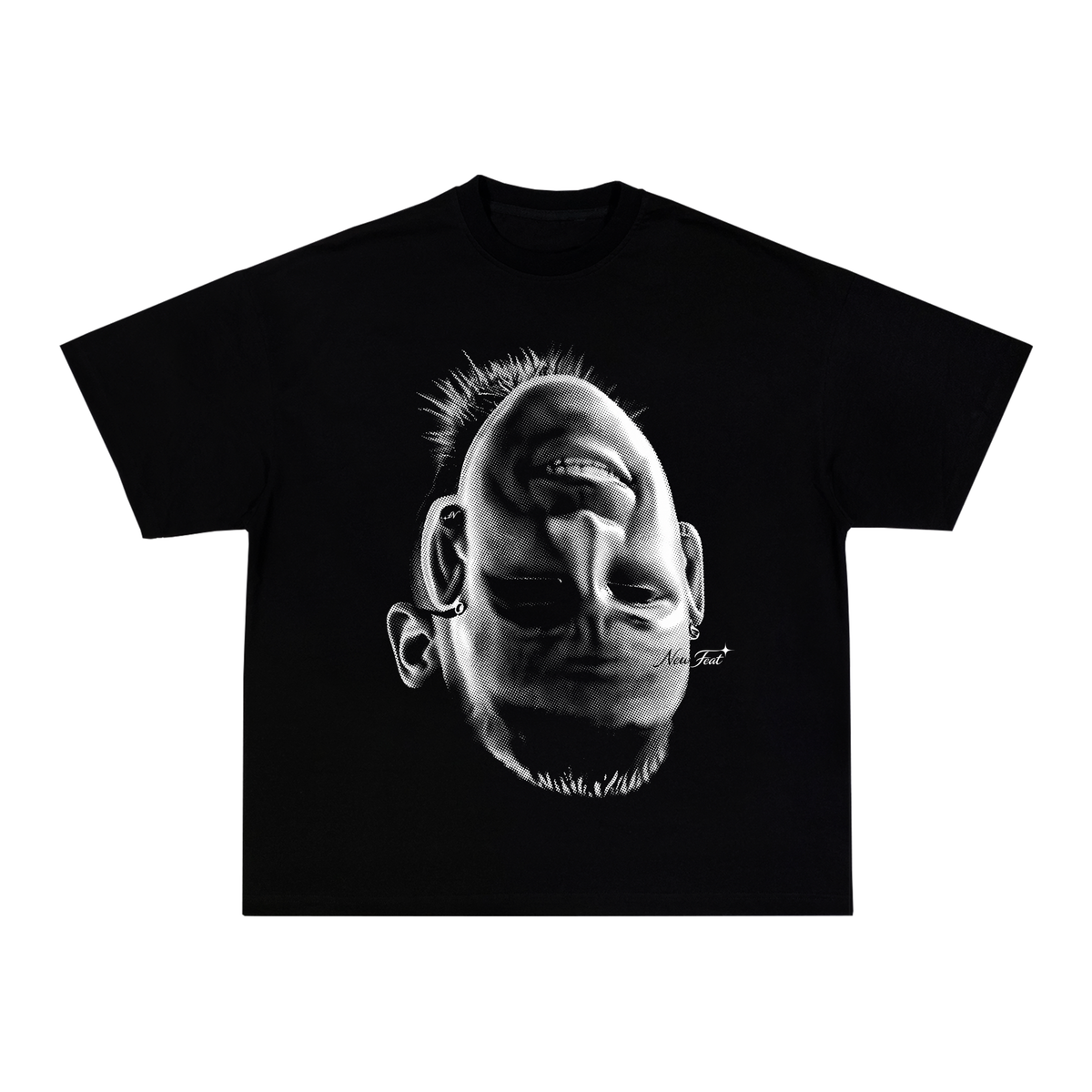 Camiseta "Neymar Mascara" - Boxy Preta