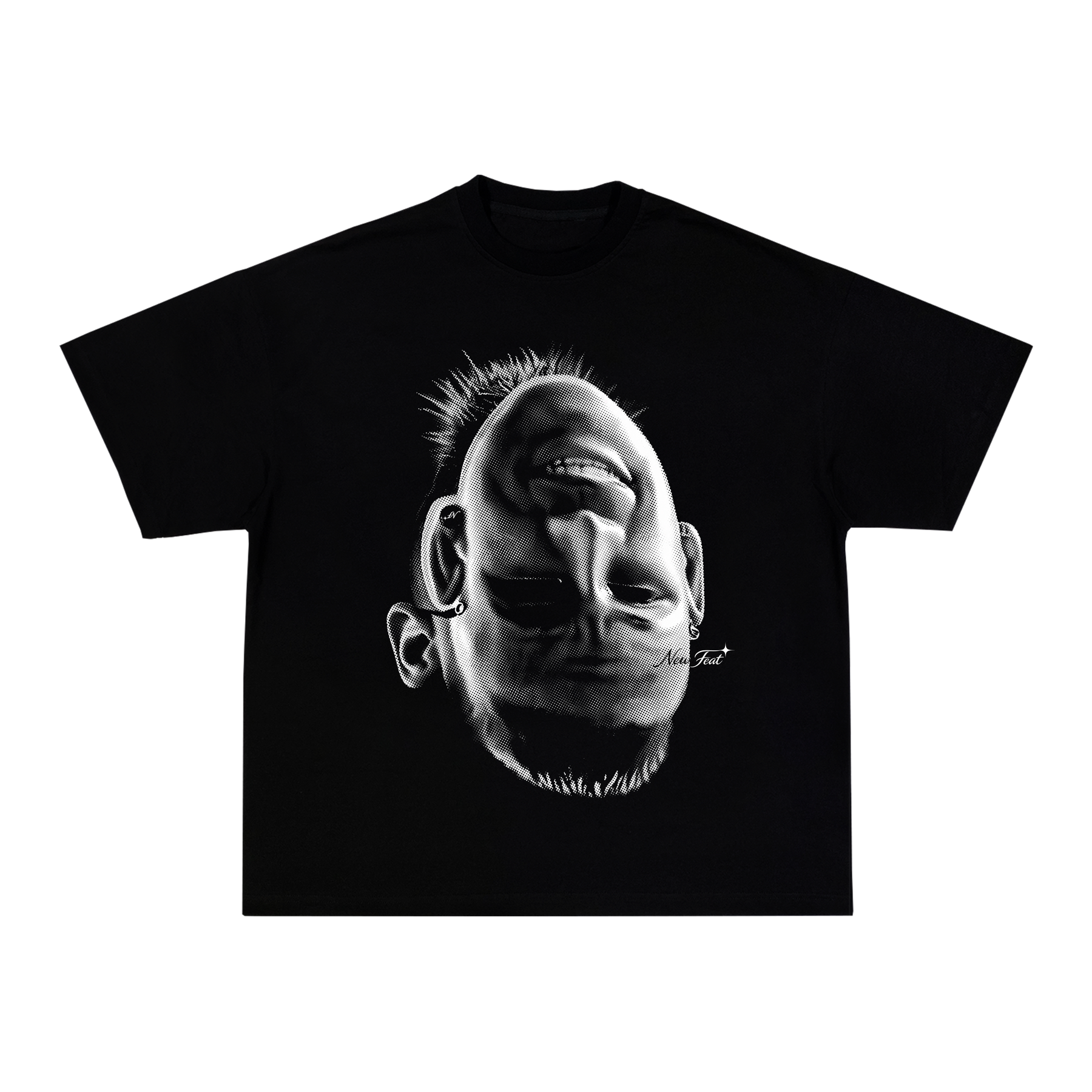 Camiseta "Neymar Mascara" - Boxy Preta