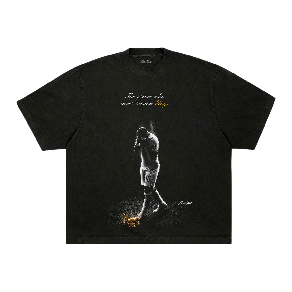 Camiseta Neymar Prince - Boxy Preta
