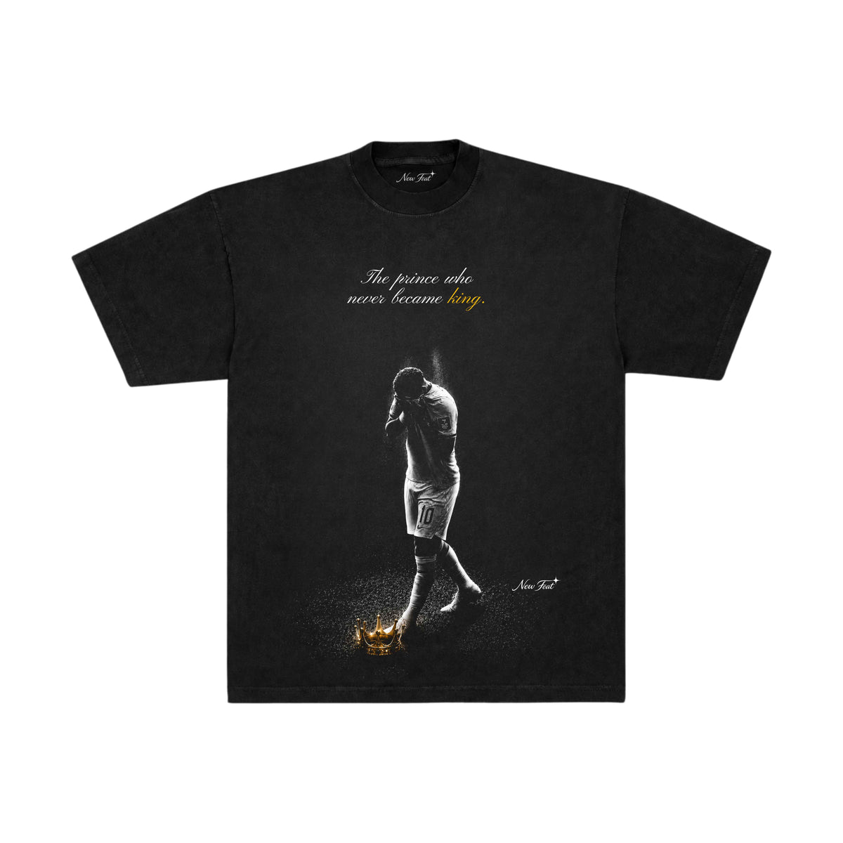 Camiseta Neymar Prince - Oversized Preta