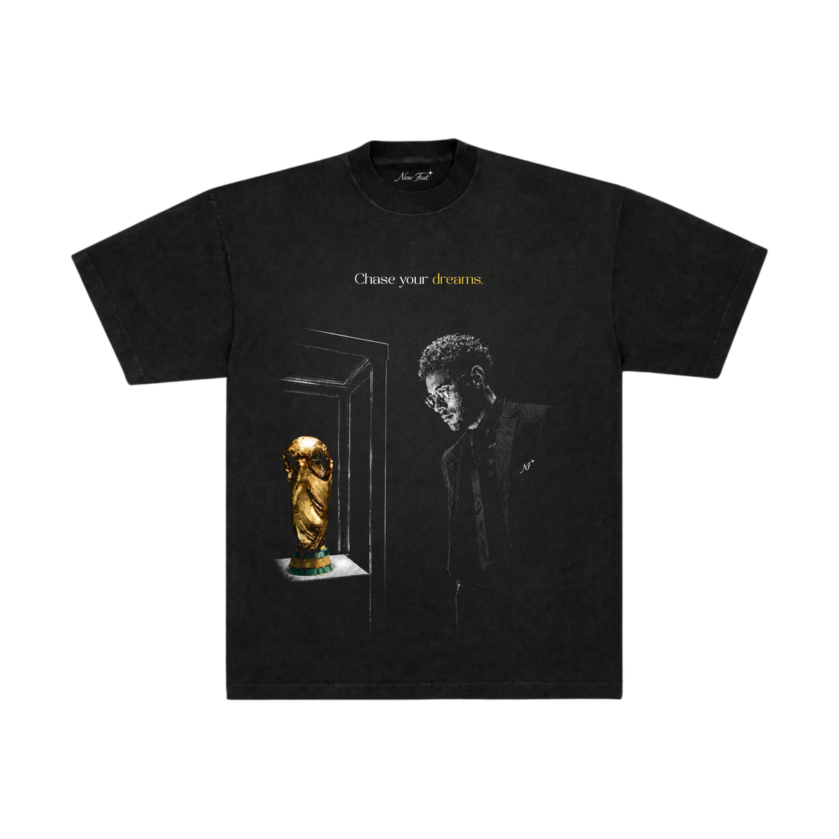 Camiseta Neymar Dreams - Oversized Preta