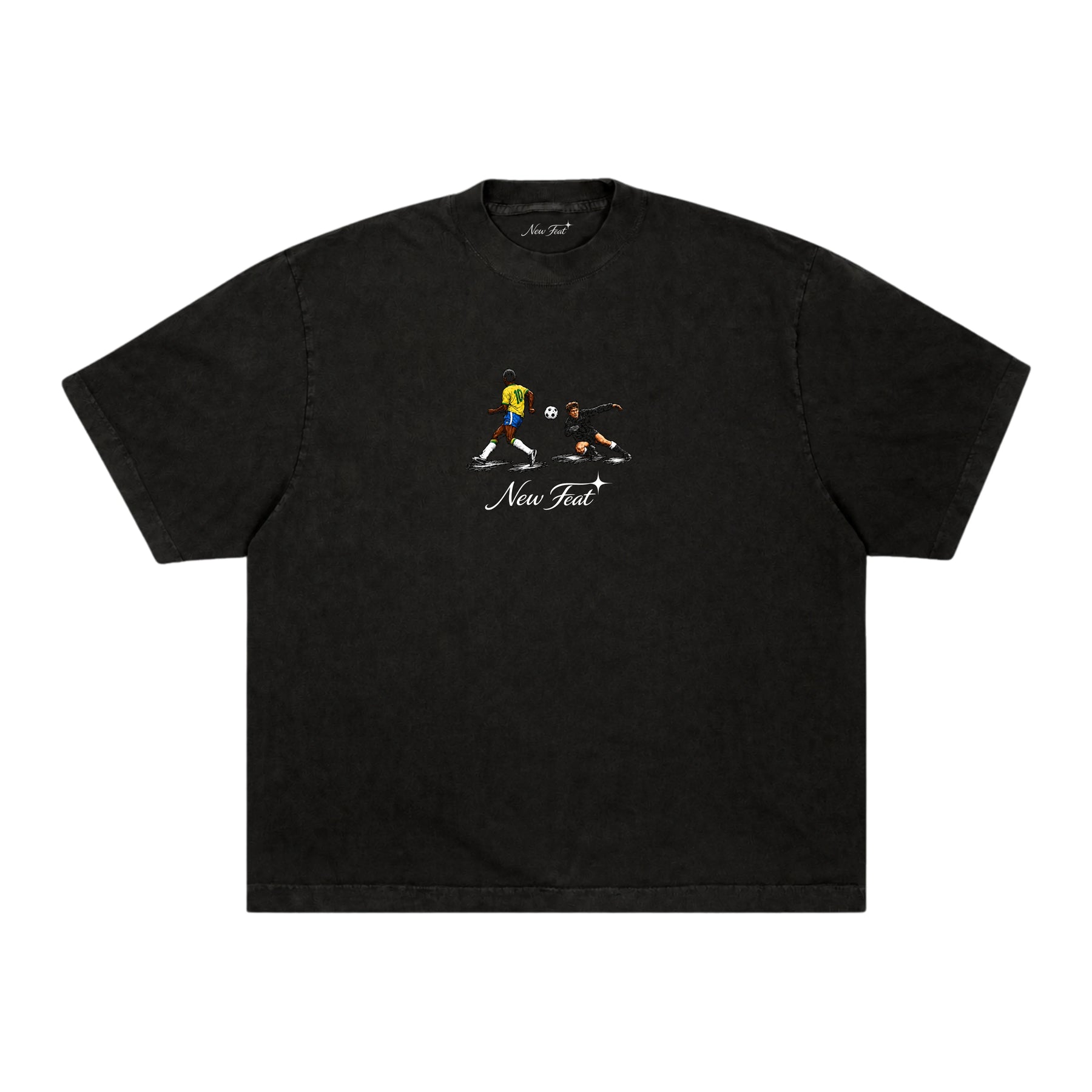 Camiseta Pelé Copa - Boxy Preta