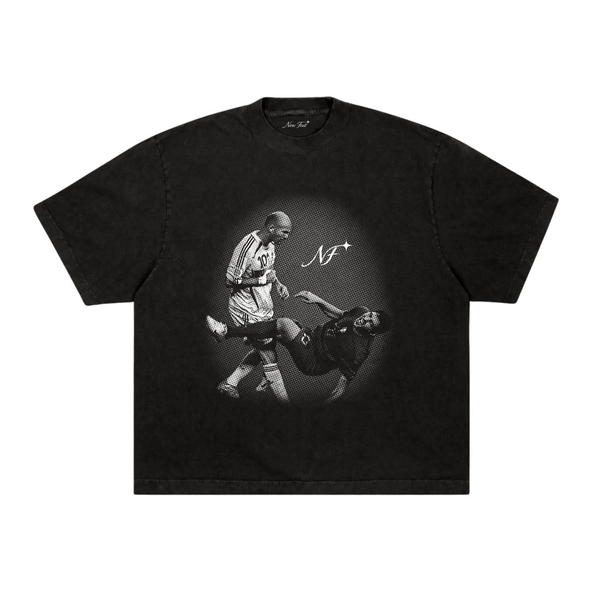 Camiseta Zidane Cabeçada - Boxy Preta