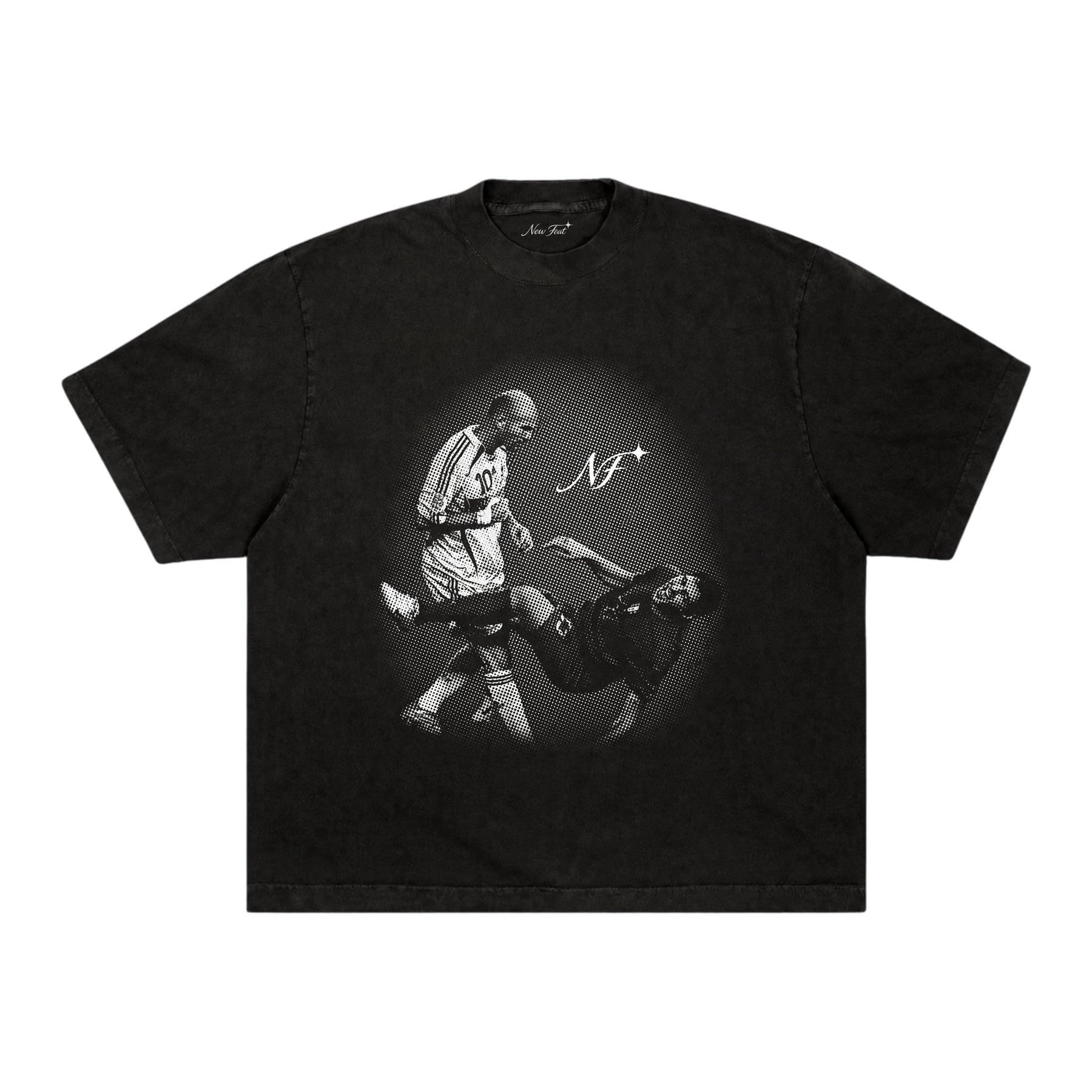 Camiseta Zidane Cabeçada - Boxy Preta