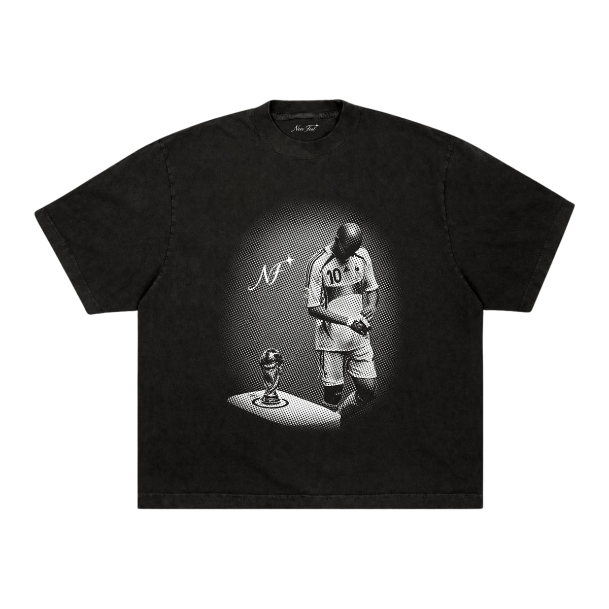 Camiseta Zidane Taça - Boxy Preta