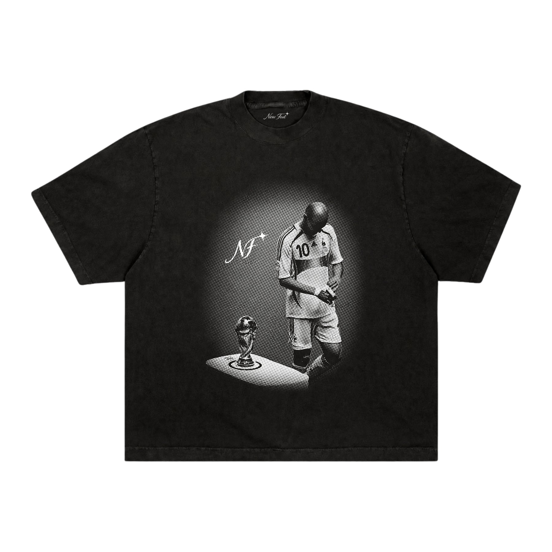 Camiseta Zidane Taça - Boxy Preta