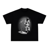 Camiseta "Zidane Taça" - Boxy Preta