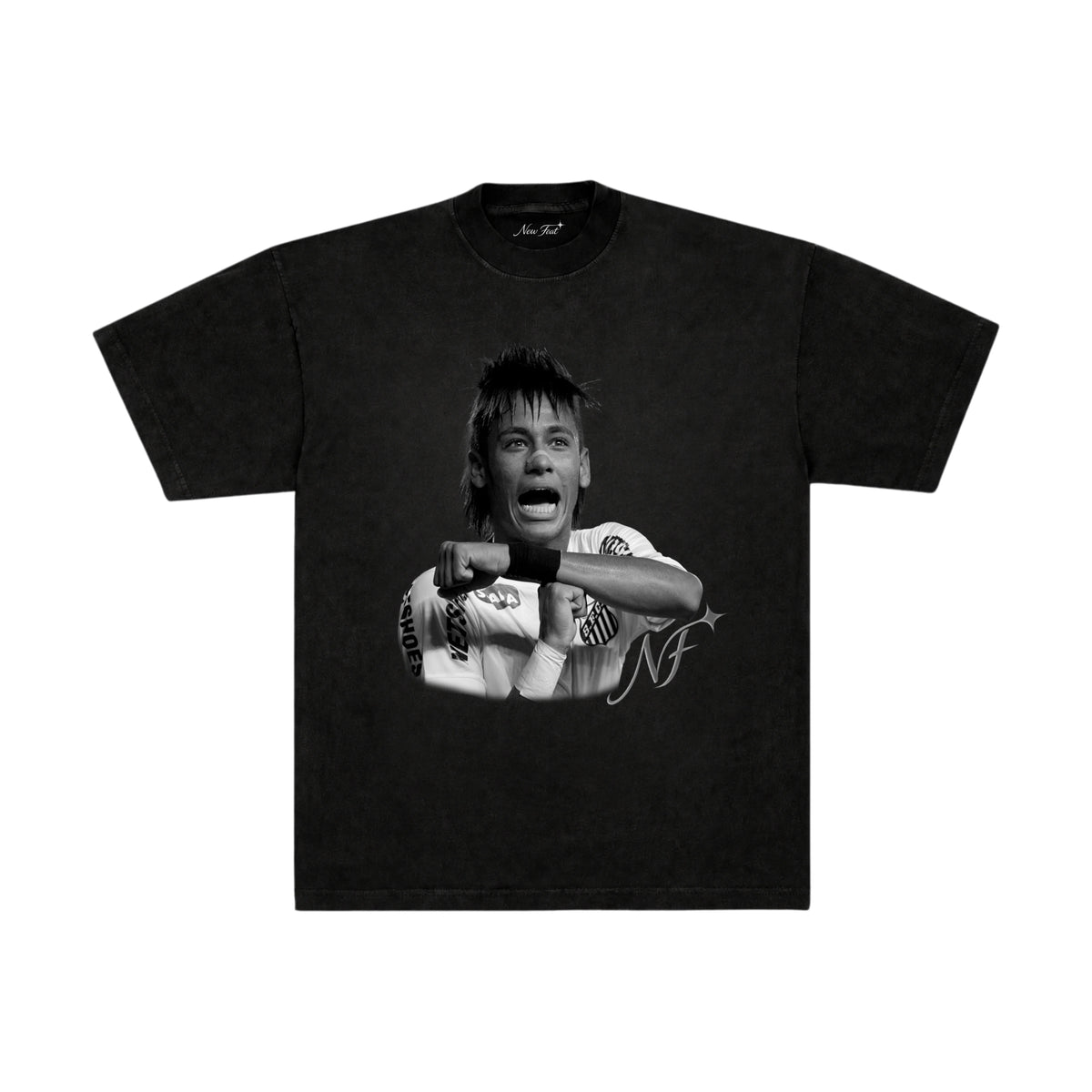 Camiseta É Tois - P&B - Oversized Preta