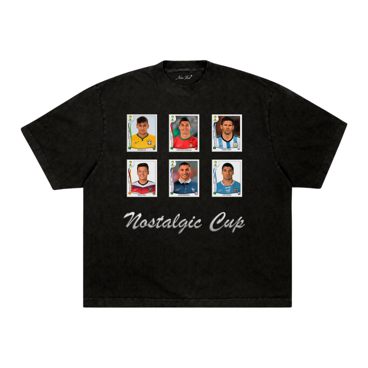 Camiseta Nostalgic Cup 2014 - Boxy Preta