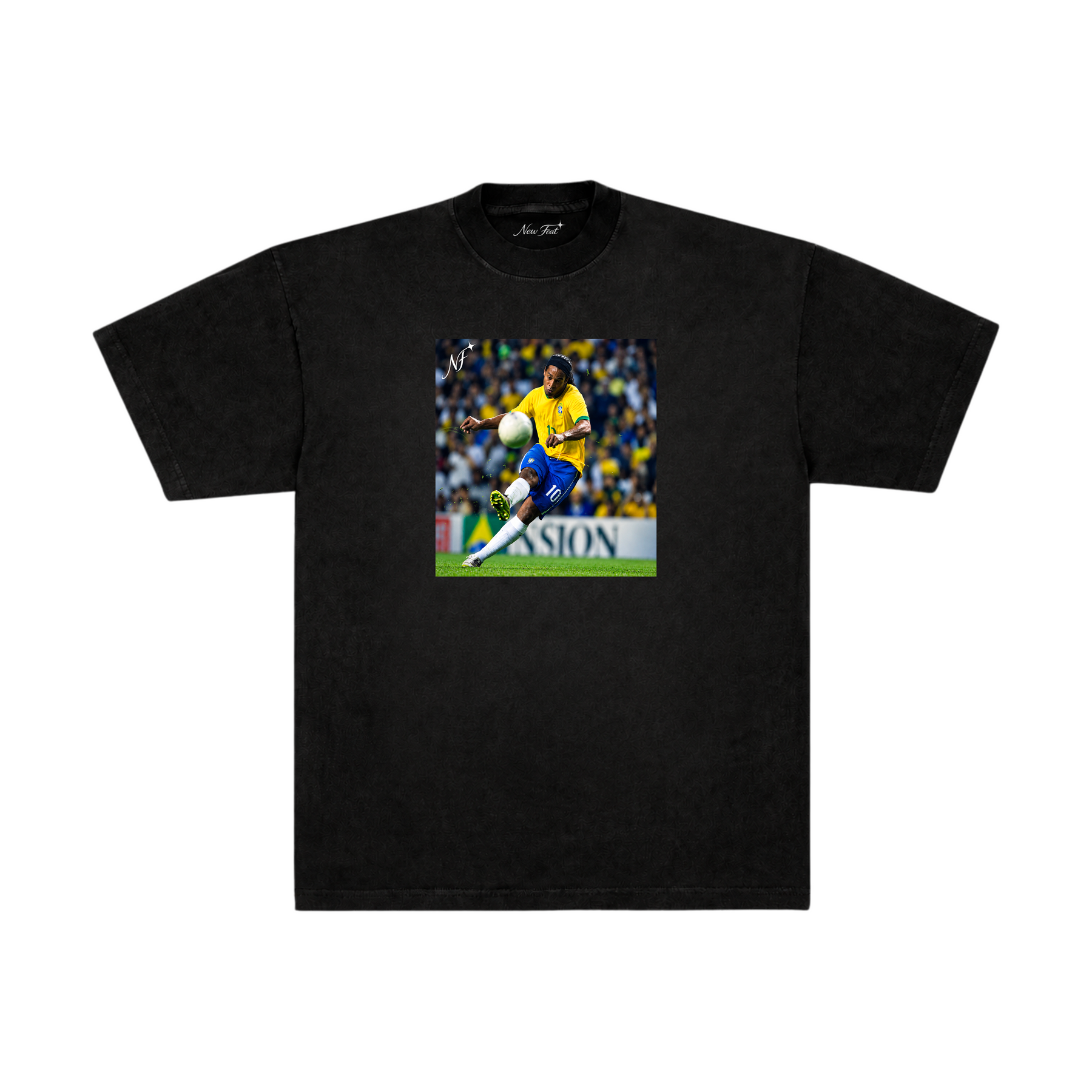 Camiseta Joga Bonito - Oversized Preta