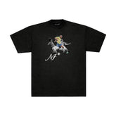Camiseta Ronaldo Solo - Oversized Preta