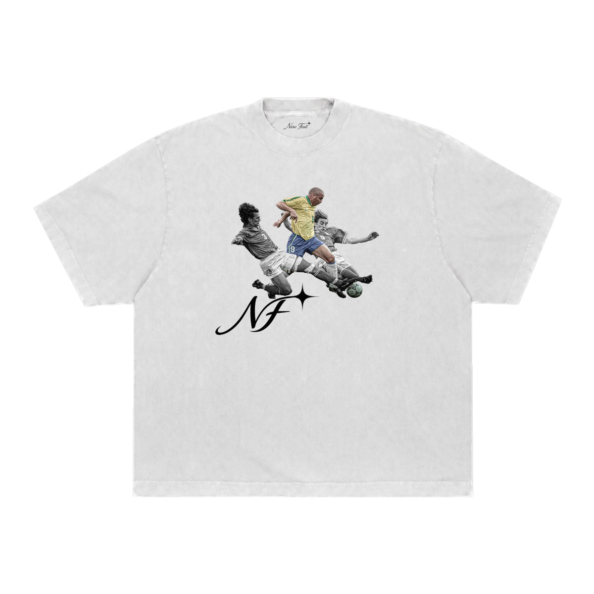 Camiseta Ronaldo Solo - Boxy Branca